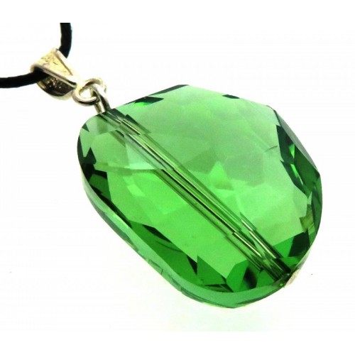 Nugget Atlantean Green Andara Crystal Pendant